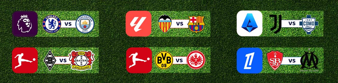 Auftaktspiele in den top ligen europas