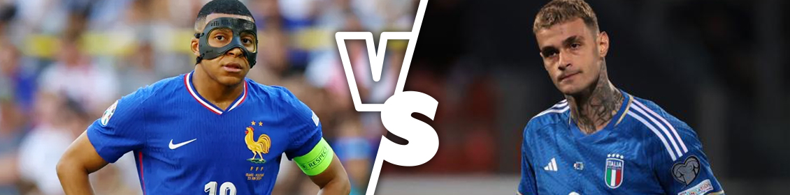 Frankreich gegen Italien