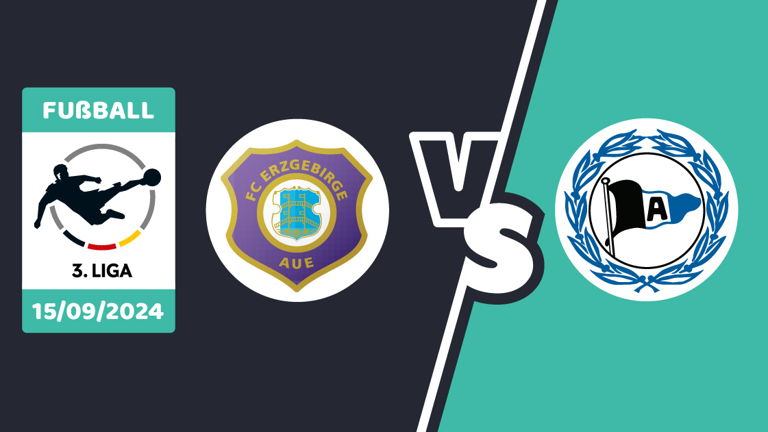 Erzgebirge Aue gegen Arminia Bielefeld