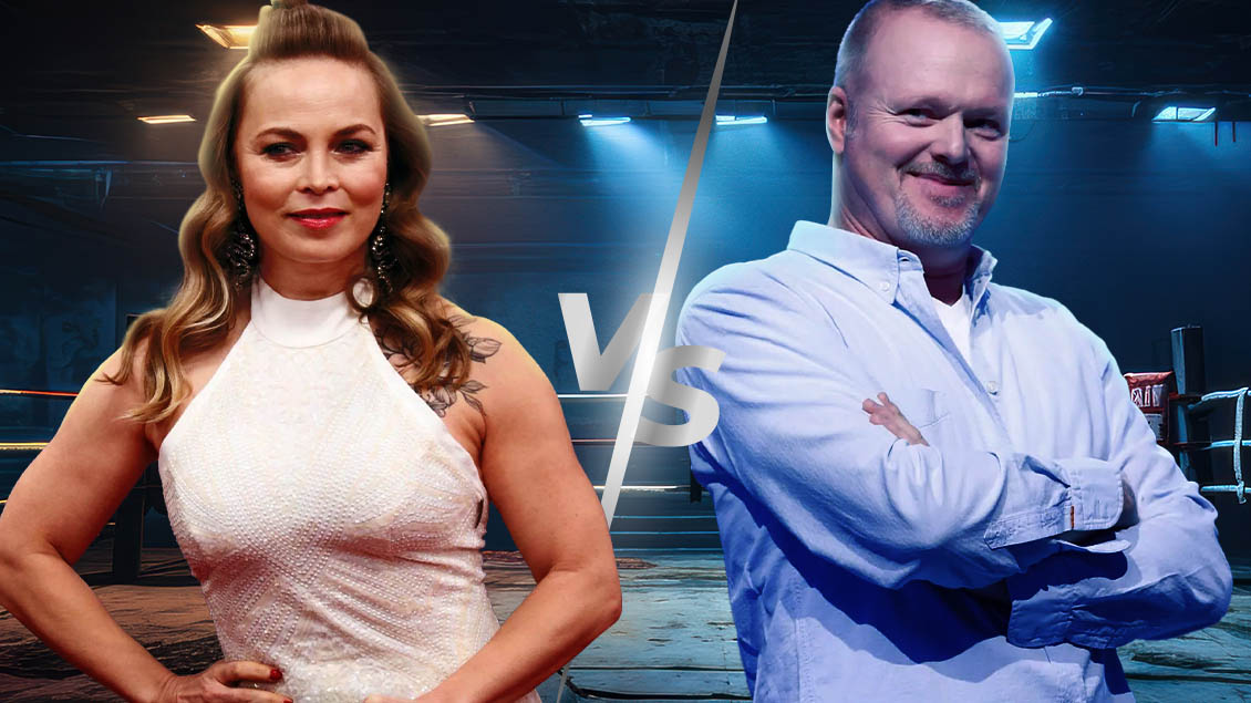 Regina Halmich gegen Stefan Raab